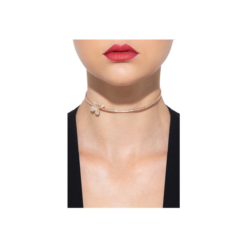 Pasquale Bruni | CHOKER PETIT GARDEN IN ORO ROSA CON DIAMANTI - 16230R (2)