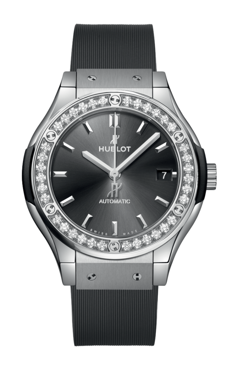 Hublot | CLASSIC FUSION RACING GREY TITANIUM DIAMONDS 38 MM - 565.NX.7071.RX.1204 (1)