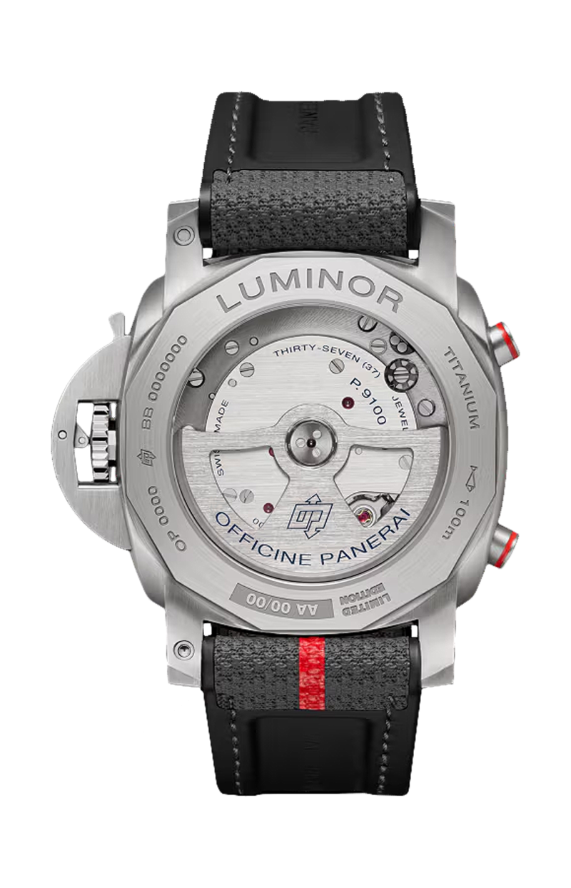 Panerai | LUMINOR CHRONO FLYBACK LUNA ROSSA TITANIO - LIMITED EDITION - PAM01654 (2)