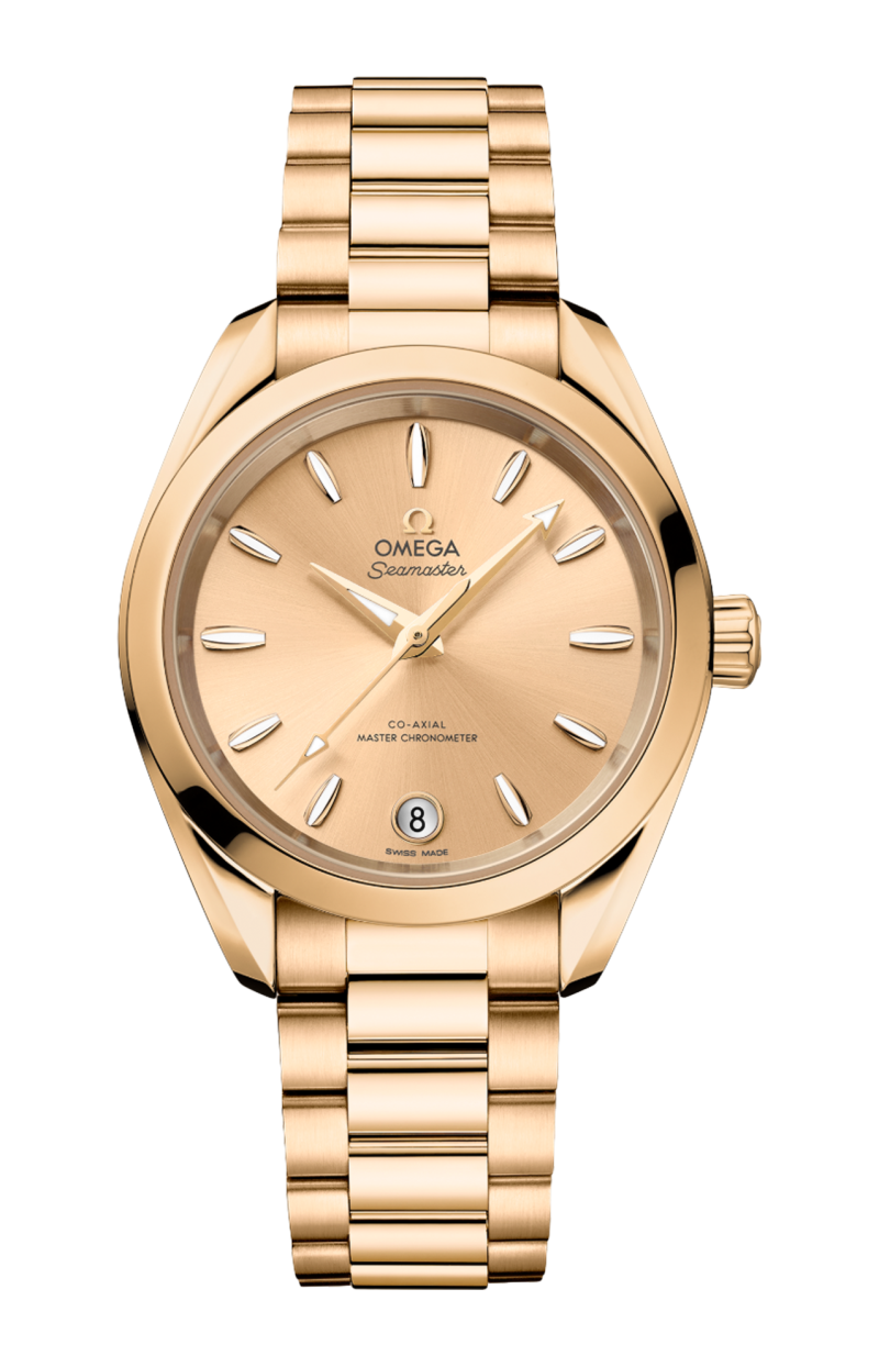 Omega | SEAMASTER AQUA TERRA SHADES 34 MM, ORO MOONSHINE&trade; SU ORO MOONSHINE&trade; - 220.50.34.20.08.001 (1)