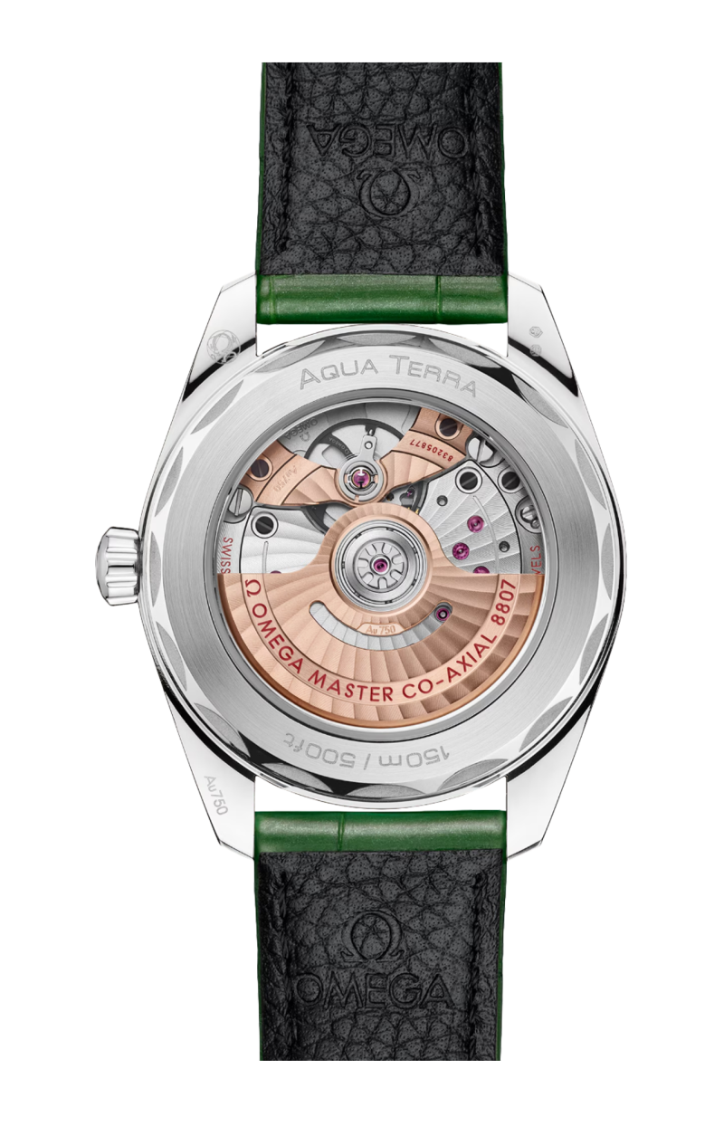 Omega | SEAMASTER AQUA TERRA 150M 38 MM, ORO CANOPUS GOLD&trade; SU PELLE - 220.58.38.20.99.008 (2)