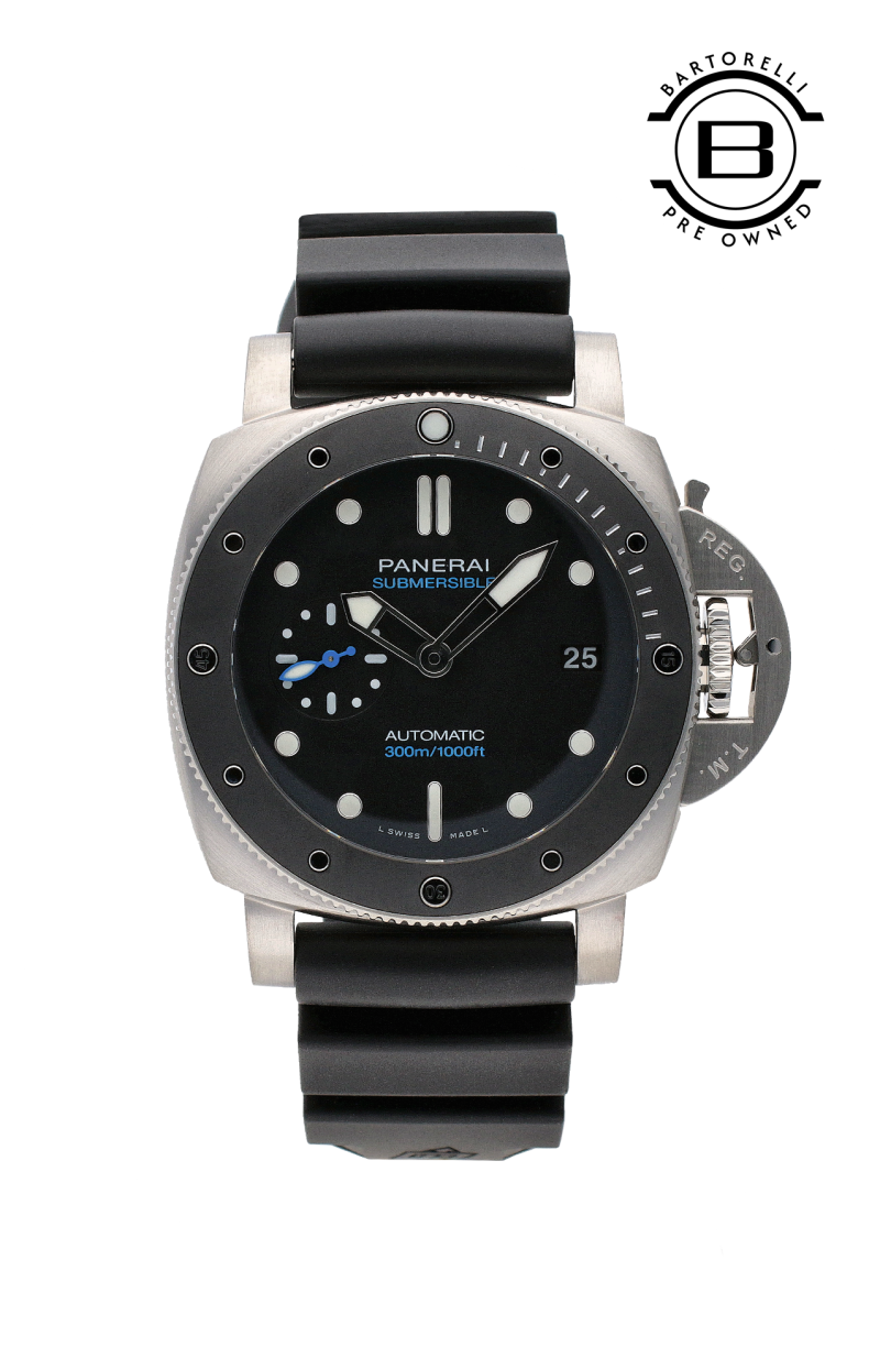 Panerai | PANERAI SUBMERSIBLE 42 MM - DOPPIO CINTURINO - U-PAM02683 (1)