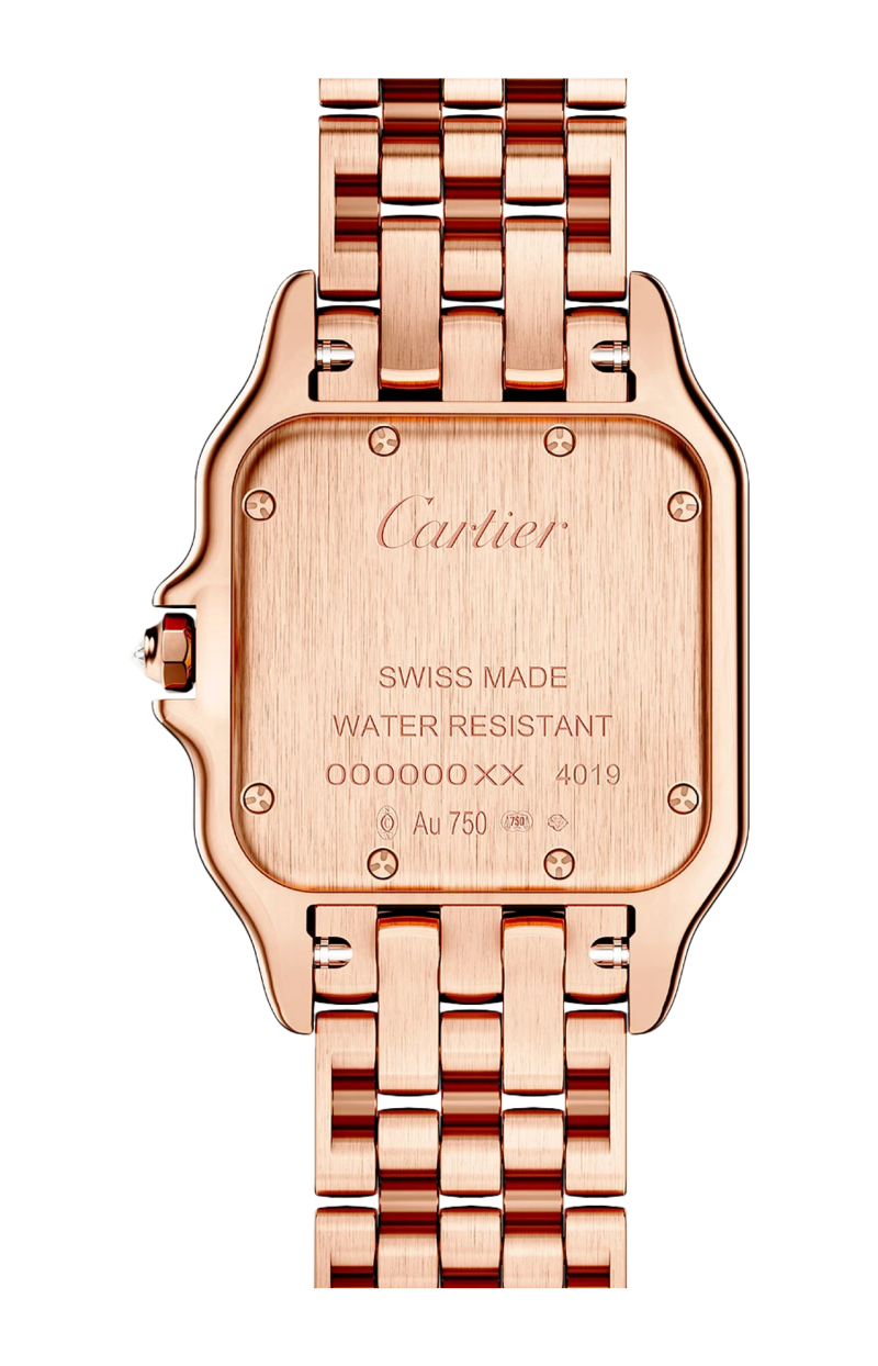 Cartier | PANTH&Egrave;RE DE CARTIER  MODELLO MEDIO, ORO ROSA, DIAMANTI, QUARZO - WJPN0088 (2)