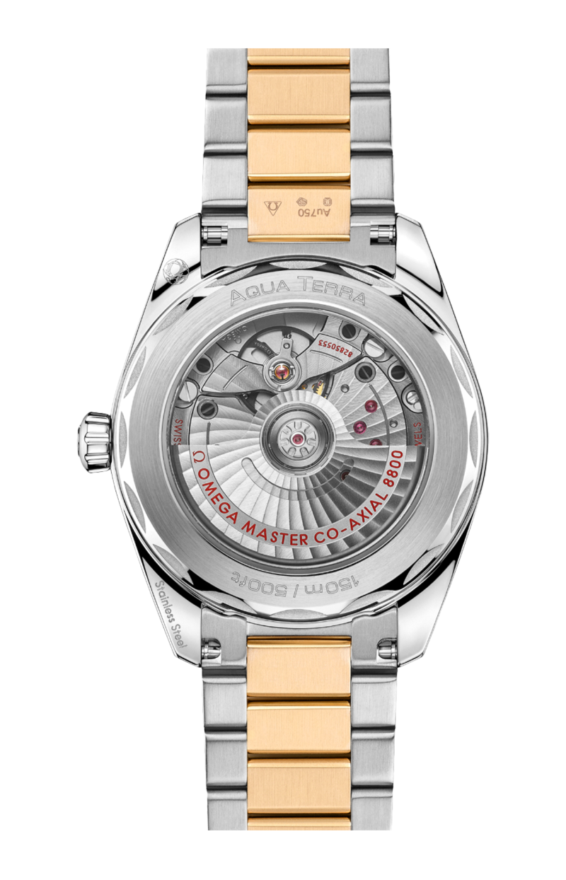 Omega | SEAMASTER AQUA TERRA SHADES 38 MM, ACCIAIO-ORO MOONSHINE&trade; SU ACCIAIO-ORO MOONSHINE&trade; - 220.20.38.20.02.002 (2)