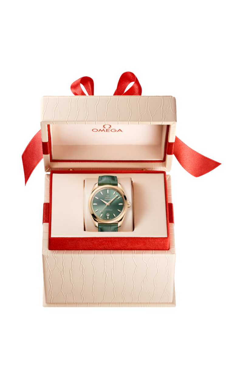 Omega | SEAMASTER AQUA TERRA SHADES 38 MM, ORO MOONSHINE&trade; SU PELLE - 220.53.38.20.10.001 (3)