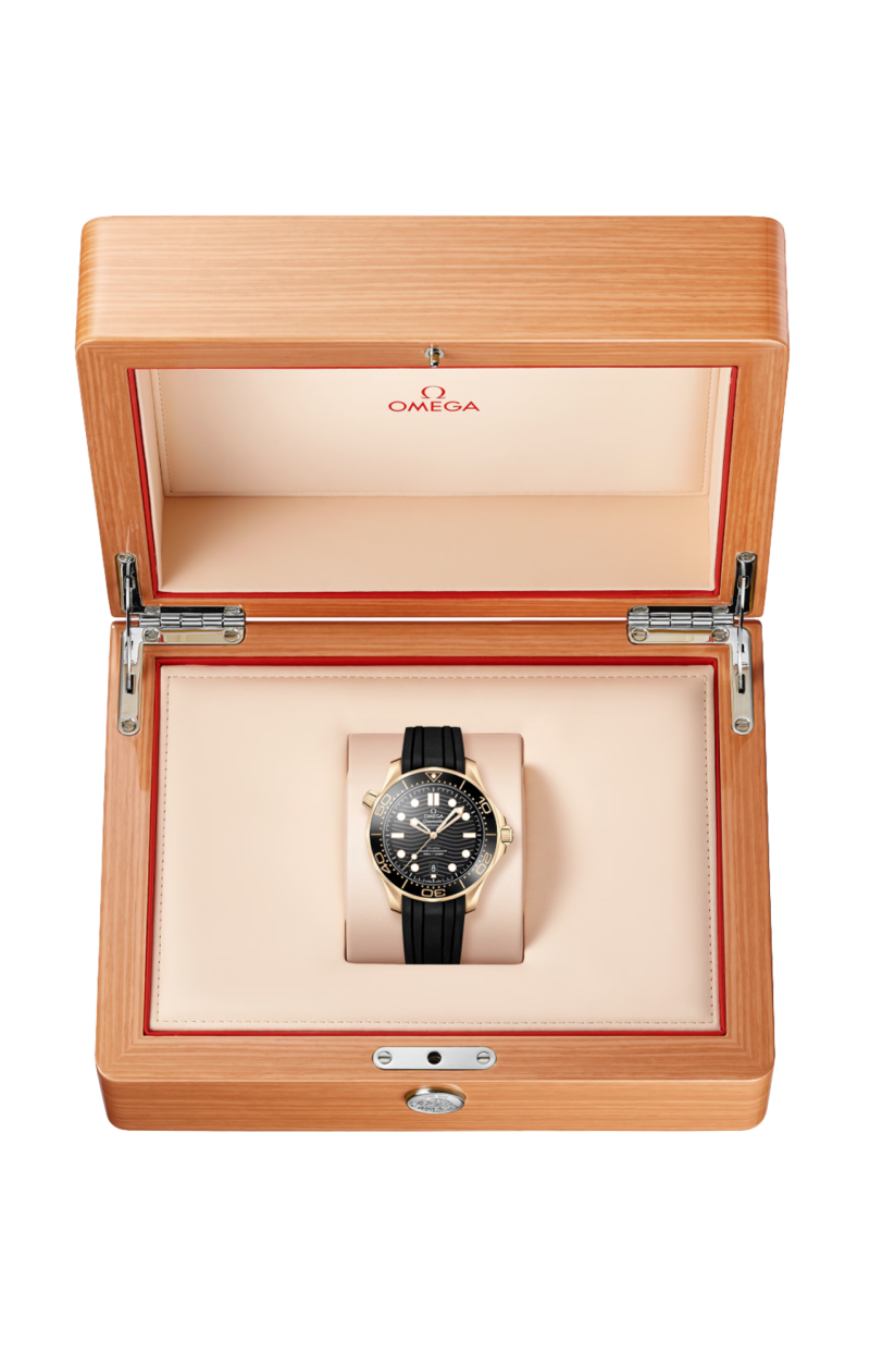 Omega | SEAMASTER DIVER 300M 42 MM, ORO MOONSHINE&trade; SU CAUCCI&Ugrave; - 210.62.42.20.01.003 (3)