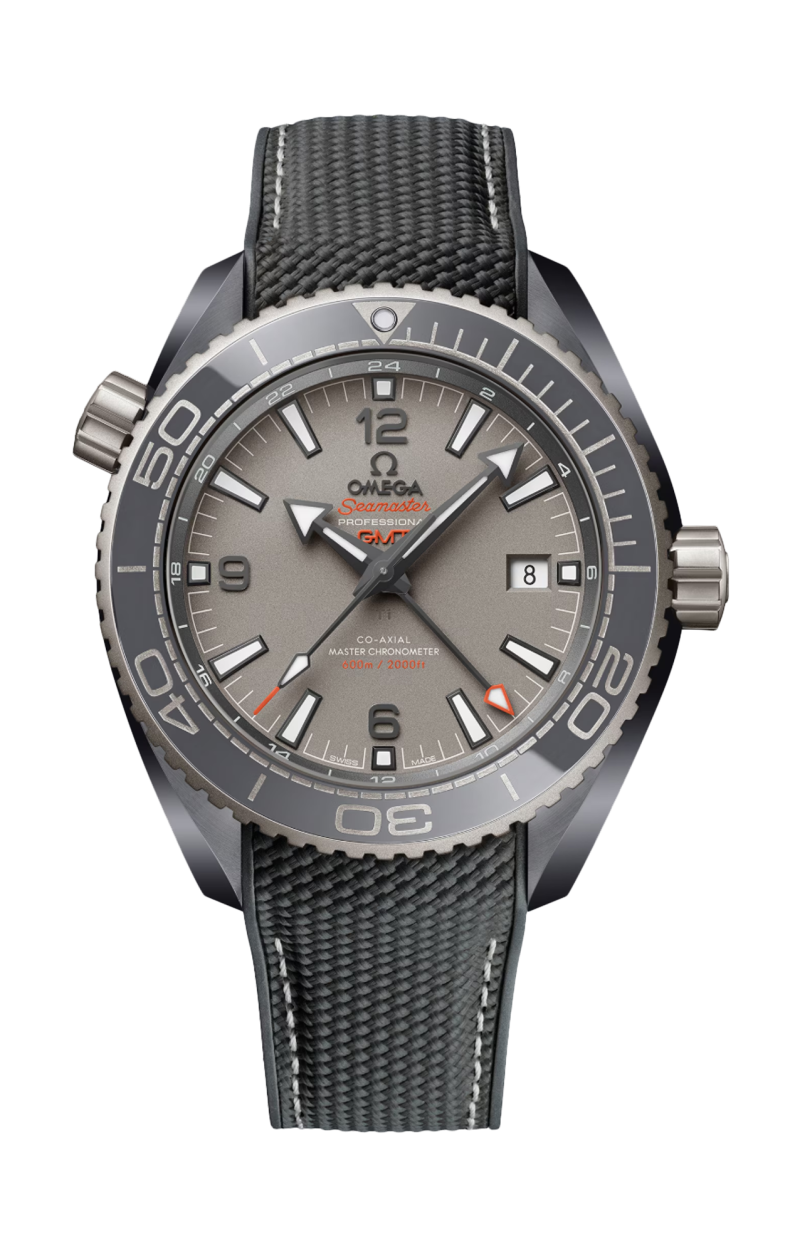 Omega | SEAMASTER PLANET OCEAN 600M 45,5 MM, CERAMICA GRIGIA SU CAUCCI&Ugrave; - 215.92.46.22.99.002 (1)