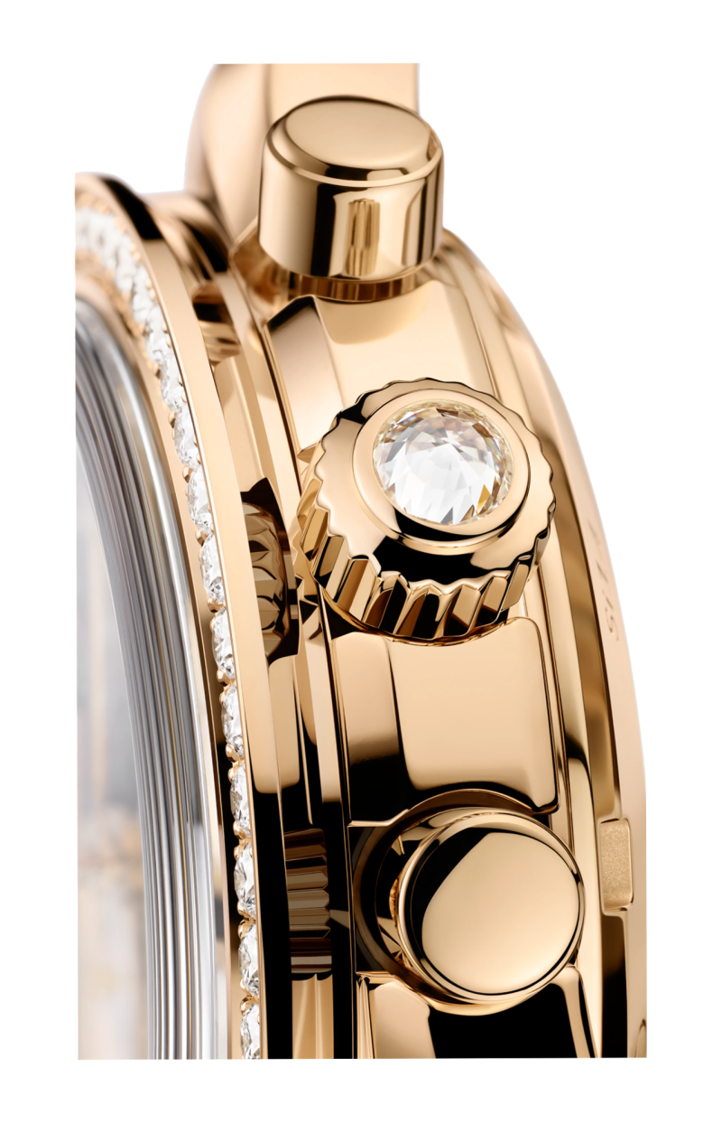 Omega | SPEEDMASTER 38 MM, ORO MOONSHINE&trade; SU ALLIGATORE - 324.58.38.50.60.001 (3)