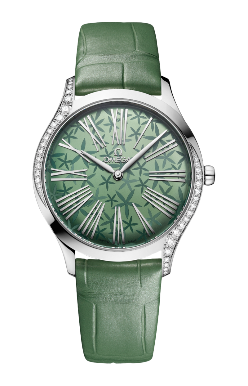 Omega | DE VILLE TR&Eacute;SOR 36 MM, ACCIAIO SU ALLIGATORE - 428.18.36.60.10.002 (1)