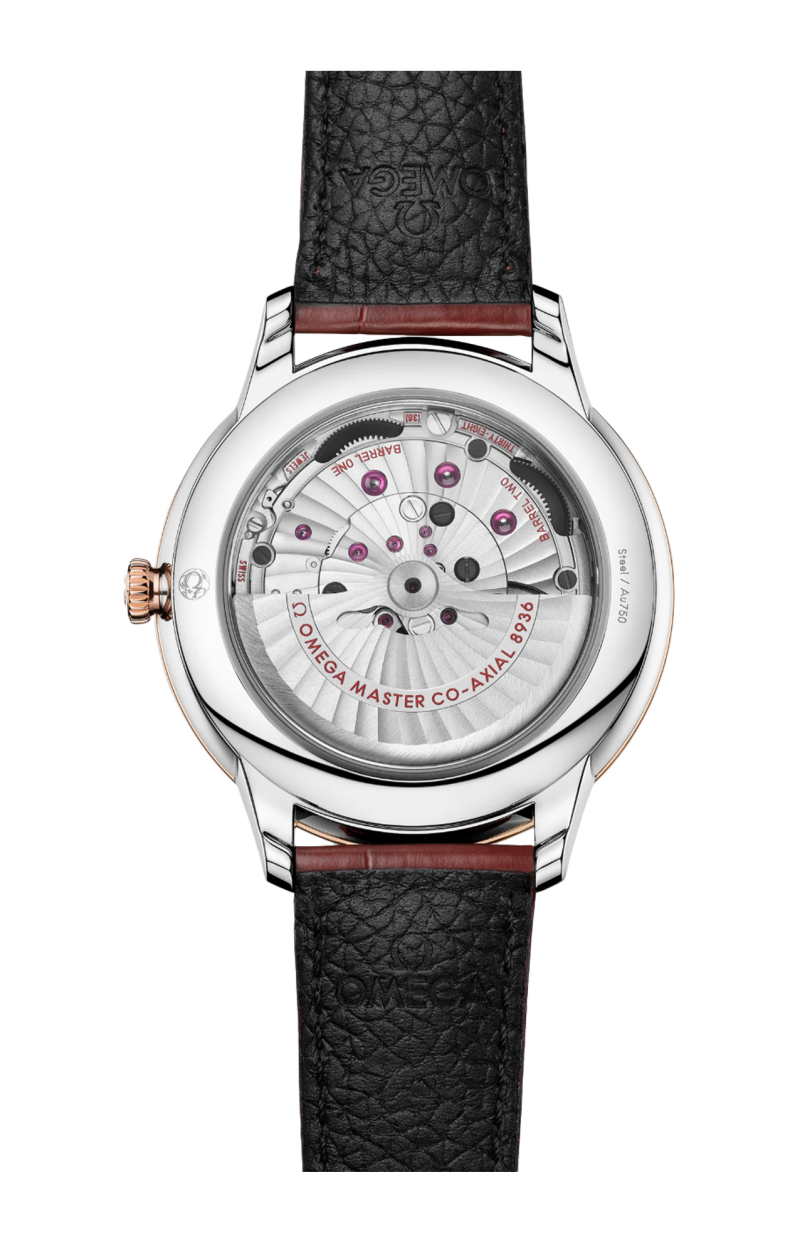 Omega | DE VILLE PRESTIGE 42 MM, ACCIAIO-ORO SEDNA&trade; SU ALLIGATORE - 434.23.42.22.02.001 (2)