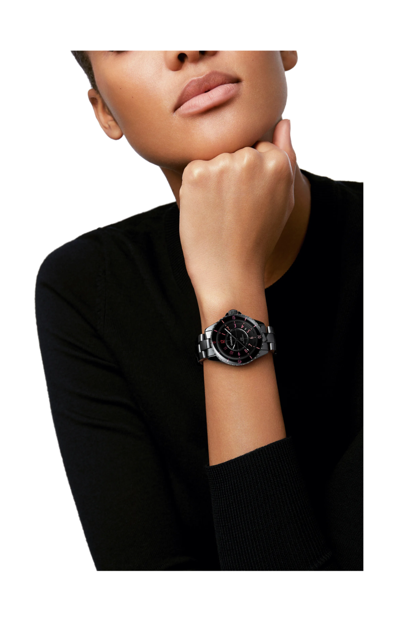 Chanel | J12 BLUSH CALIBRO 12.1, 38 MM - LIMITED EDITION - H10312 (4)