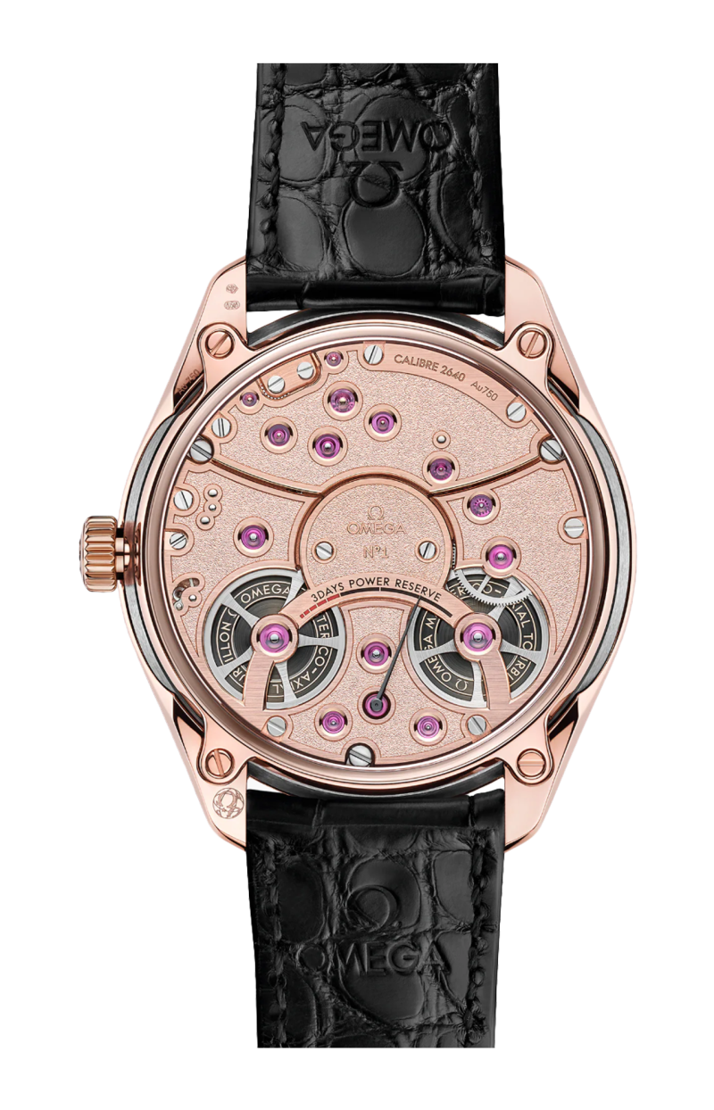 Omega | DE VILLE TOURBILLON 43 MM, ORO SEDNA&trade;-ORO CANOPUS GOLD&trade; SU PELLE - LIMITED EDITION - 529.53.43.22.01.001 (2)