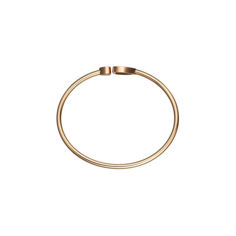 Chopard | CHOPARD - BRACCIALE GIUNCO HAPPY HEARTS , ORO ROSA ETICO, DIAMANTI - 857482 (3)