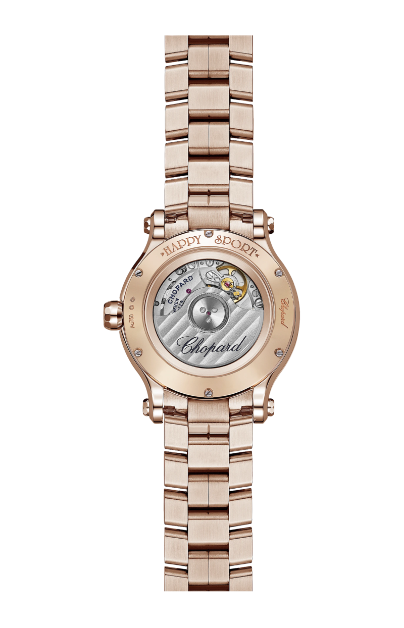 Chopard | HAPPY SPORT 33 MM, AUTOMATICO, ORO ROSA ETICO, DIAMANTI - 275378 (2)