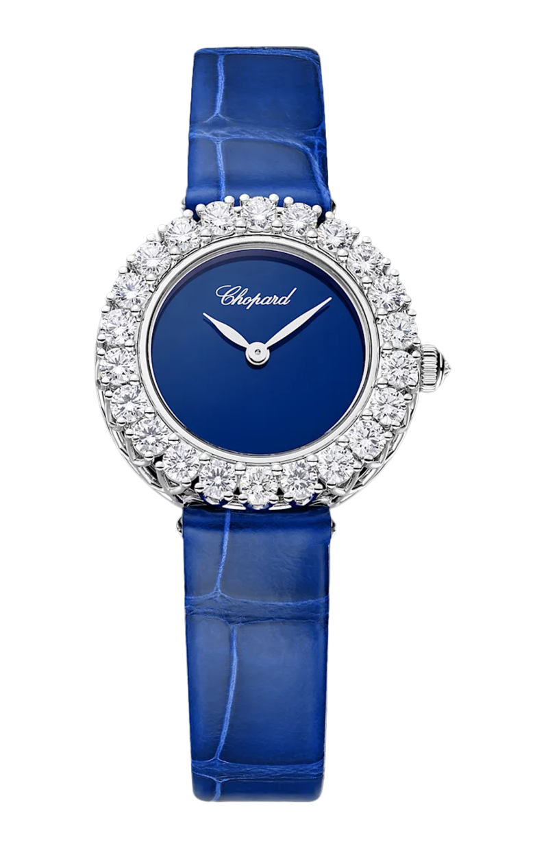 Chopard | L'HEURE DU DIAMANT ROUND 26 MM, MANUALE, ORO BIANCO ETICO, DIAMANTI - 13A178 (1)
