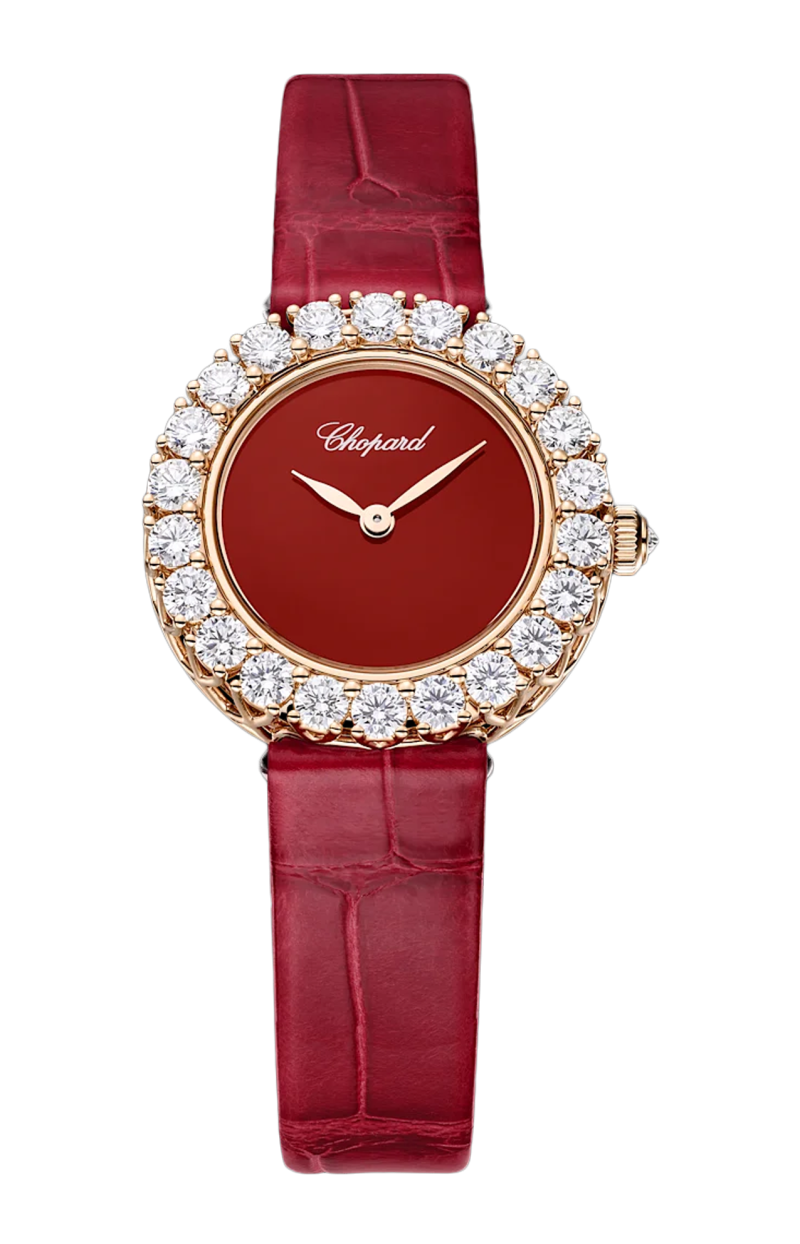 Chopard | L'HEURE DU DIAMANT ROUND 26 MM, MANUALE, ORO ETICO ROSA, DIAMANTI - 13A178 (1)