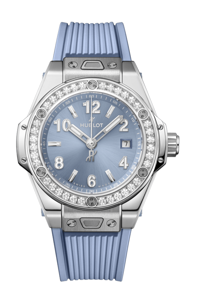Hublot | BIG BANG ONE CLICK STEEL COAL BLUE DIAMONDS 33 MM - 485.SX.717B.RX.1204 (1)