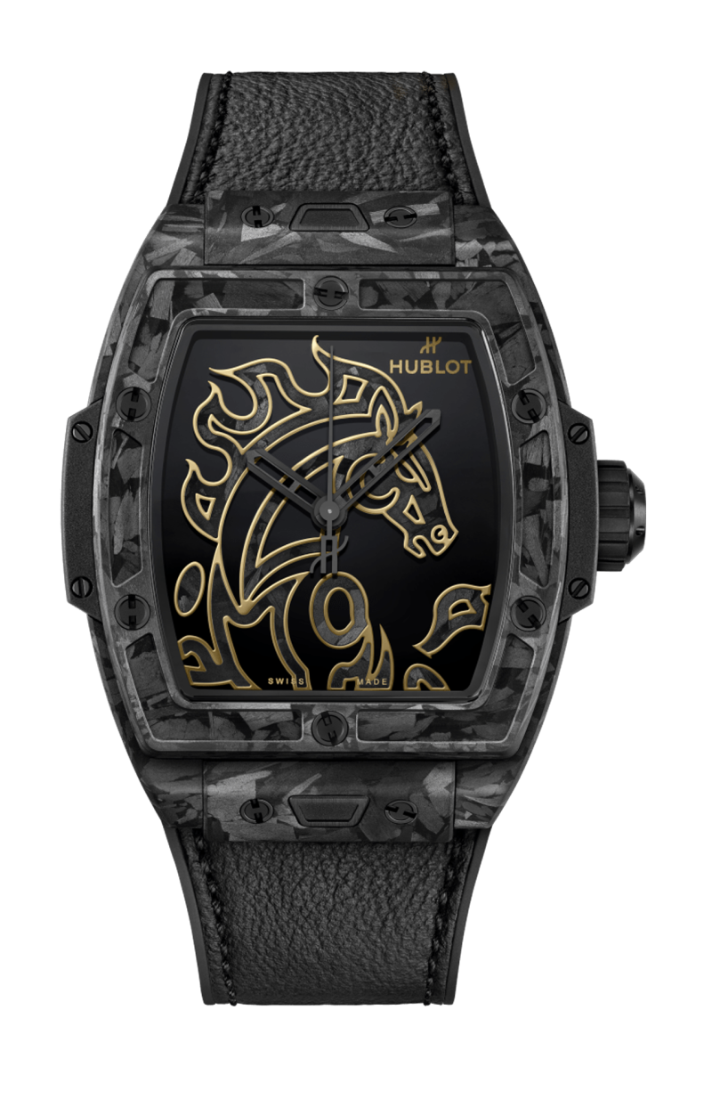 Hublot | SPIRIT OF BIG BANG YEAR OF THE HORSE FROSTED CARBON 42 MM - LIMITED EDITION - 646.QK.1230.VR.CNY26 (1)