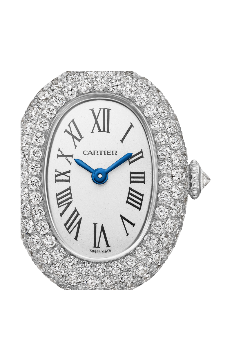 Cartier | BAIGNOIRE MODELLO MINI, ORO BIANCO, DIAMANTI, QUARZO - HPI01822 (2)