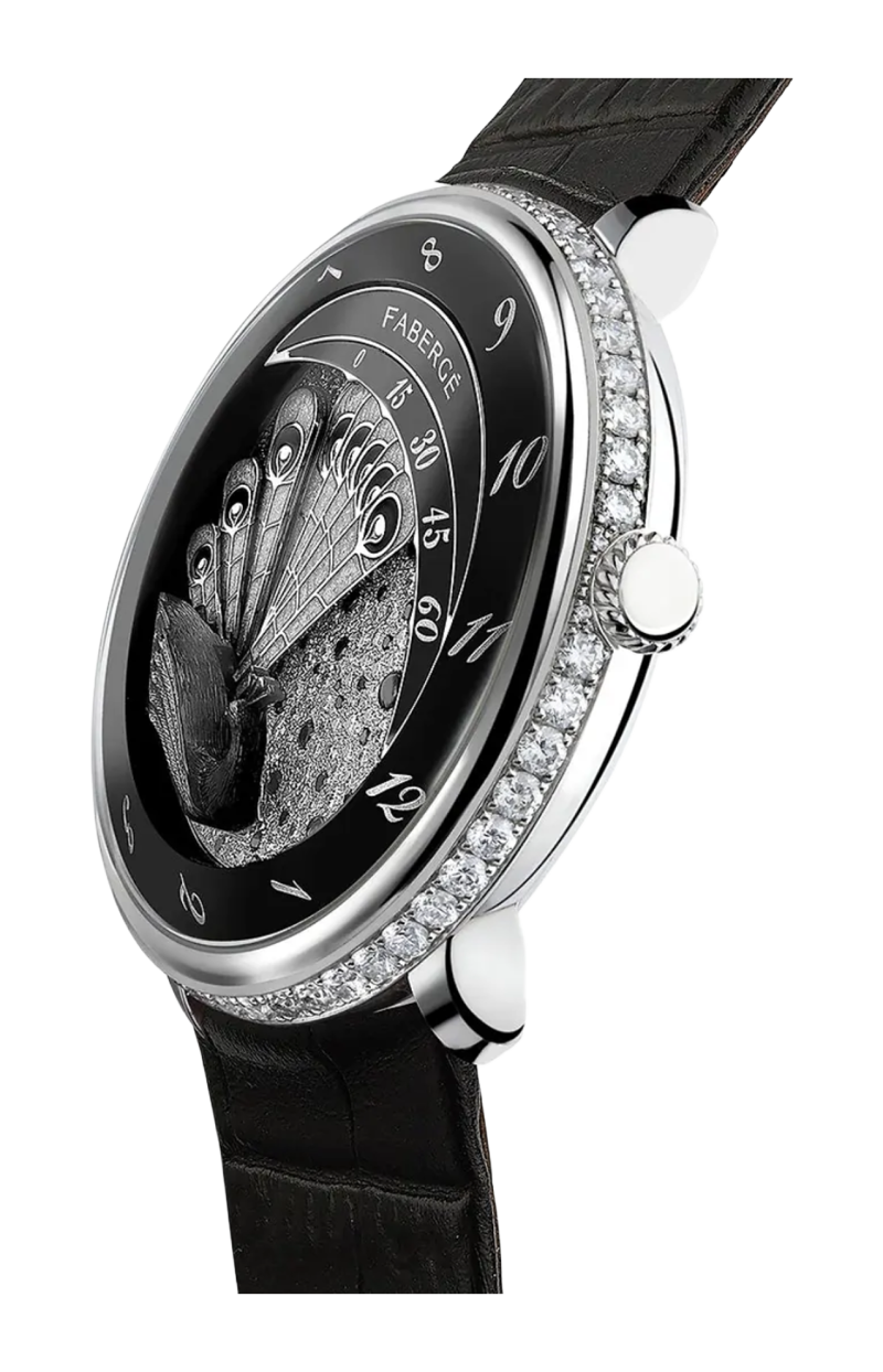 Faberg&eacute; | OROLOGIO CON PIETRA PREZIOSA PAVONE - 797WA1685  (2)